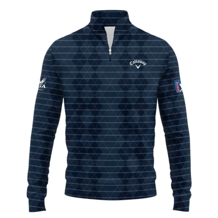 Golf Argyle Pattern 2024 PGA Championship Valhalla Callaway Quarter-Zip Jacket Style Classic