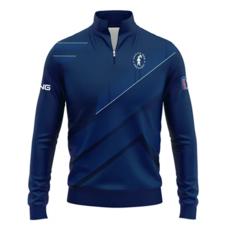 124th U.S. Open Pinehurst Dark Blue White Line Ping Quarter-Zip Jacket Style Classic