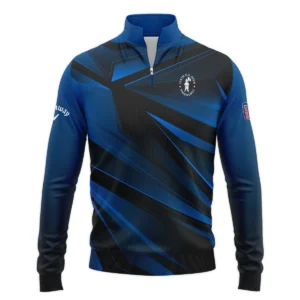 Callaway 124th U.S. Open Pinehurst Dark Blue Gradient Sublimation Zipper Hoodie Shirt Style Classic