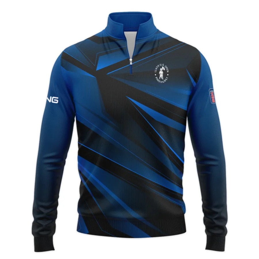 Ping 124th U.S. Open Pinehurst Dark Blue Gradient Sublimation Quarter-Zip Jacket Style Classic