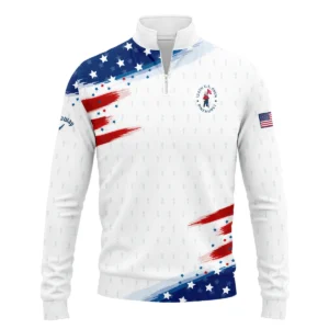 Golf Flag American Loves 124th U.S. Open Pinehurst Callaway Zipper Hoodie Shirt Style Classic