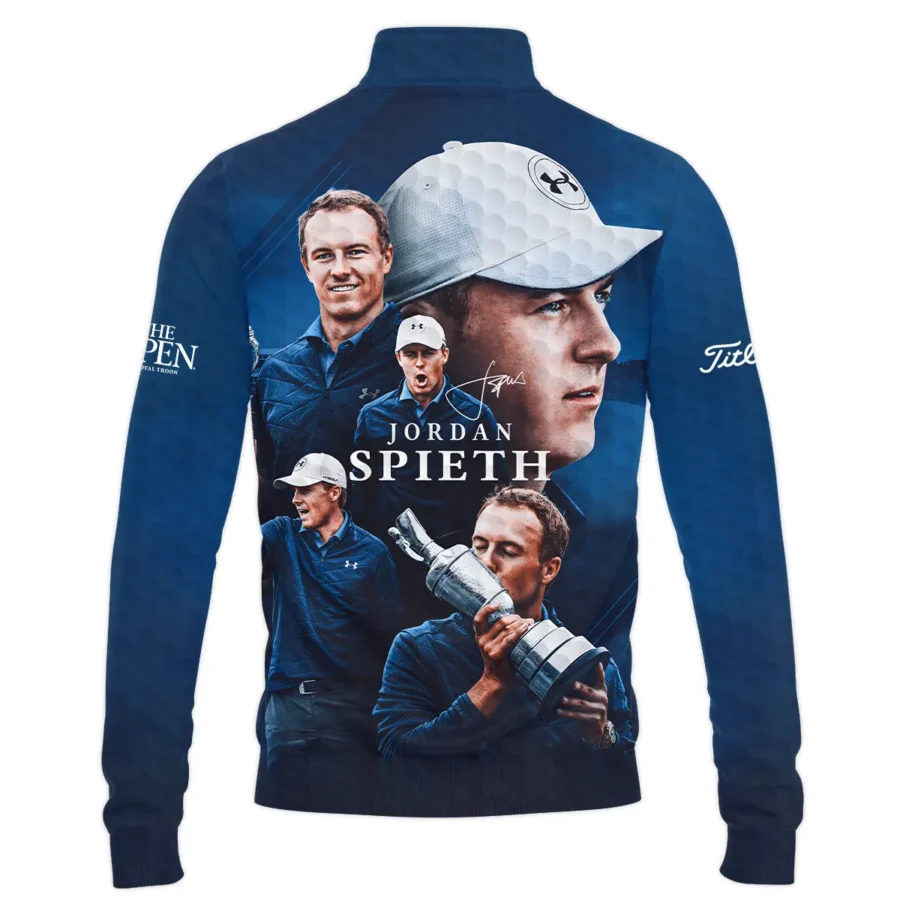 Golf Jordan Spieth Fans Loves 152nd The Open Championship Callaway Quarter-Zip Jacket Style Classic