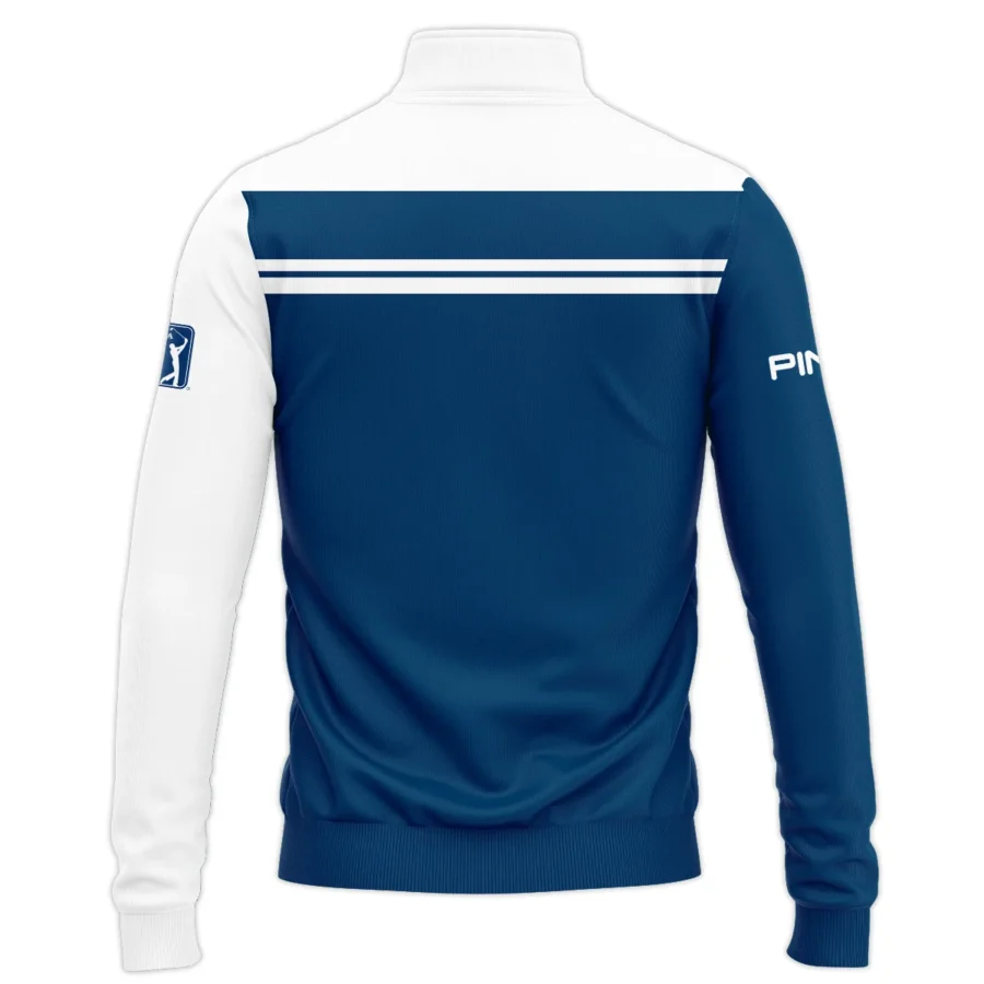 Ping 124th U.S. Open Pinehurst Blue Pattern Sport Quarter-Zip Jacket Style Classic