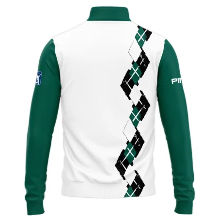 Golf Sport Pattern Green Mix Masters Tournament Ping Quarter-Zip Jacket Style Classic