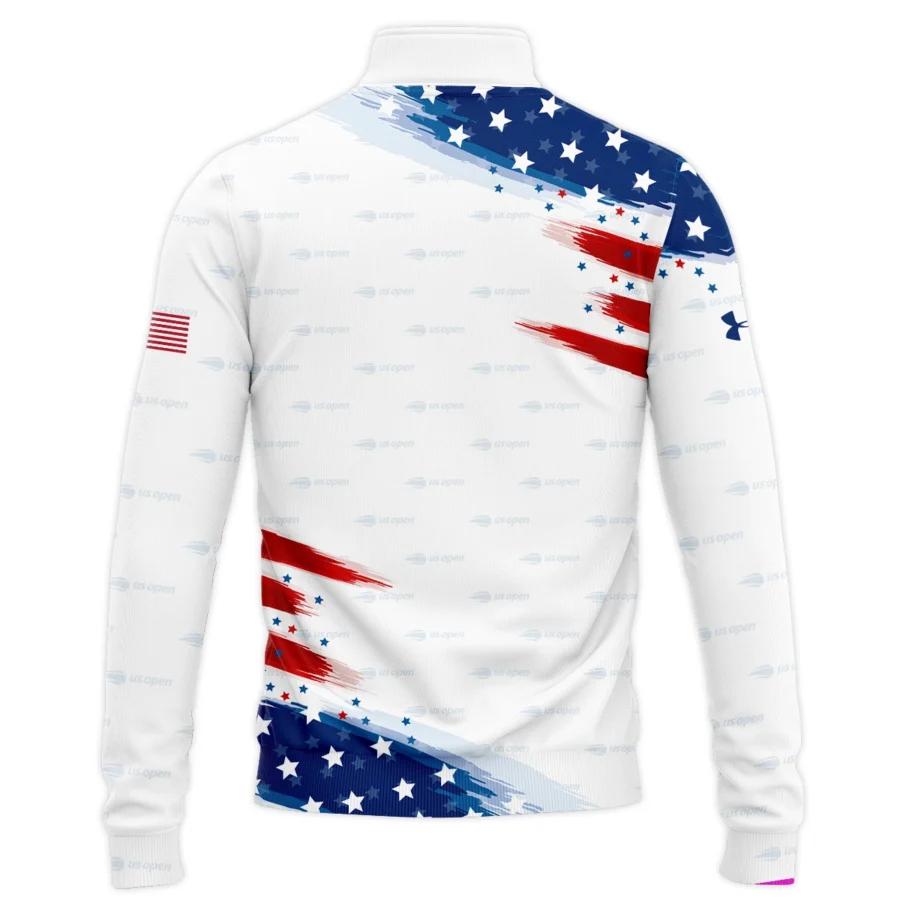 USA Flag US Open Tennis Champions Under Armour Performance Quarter-Zip Jacket