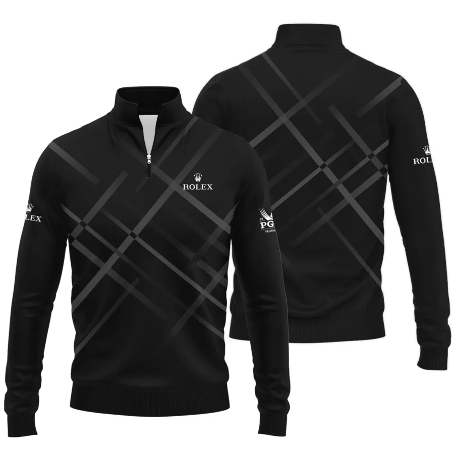 Golf Pattern 2024 PGA Championship Valhalla Rolex Quarter-Zip Jacket Style Classic