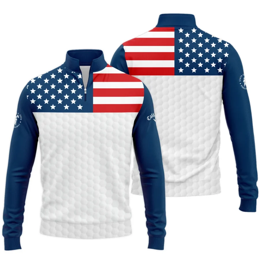 The Golfing Legend Golf 124th U.S. Open Pinehurst Callaway Quarter-Zip Jacket Style Classic