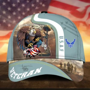 Caps U.S. Air Force  Honor  Military Inspired All Over Prints Honoring Our Heroes