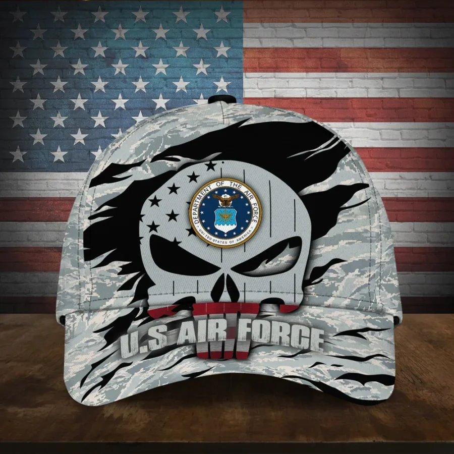 Caps U.S. Air Force  Honor  Military Inspired All Over Prints Honoring Our Heroes