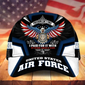 Caps U.S. Air Force  Remembering All Over Prints Collection Saluting Our Veterans