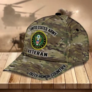 Caps U.S. Army Honoring Military Inspired All Over Prints Saluting Our Veterans