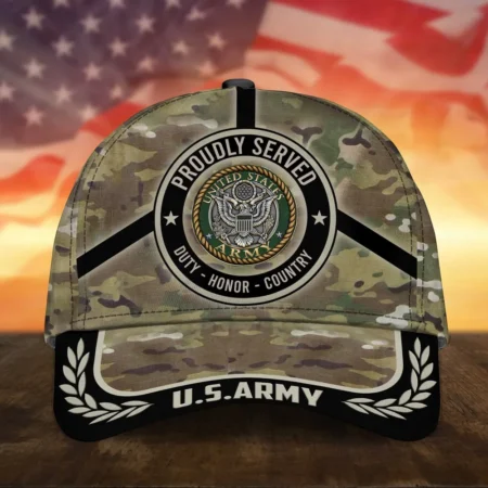 Caps U.S. Army Honoring Honoring All Who Served Veterans Day Collection