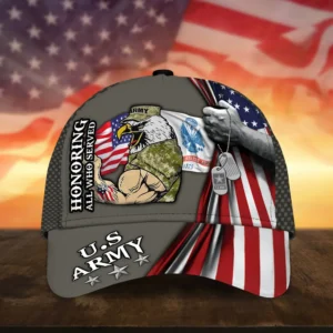 Caps U.S. Army Remembering All Over Prints Collection Tribute to Our Heroes