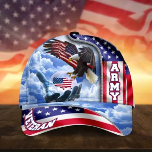 Caps U.S. Army Remembering All Over Prints Collection Tribute to Our Heroes