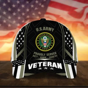 Caps U.S. Army Remembering Saluting Service Veterans Day Tribute Collection