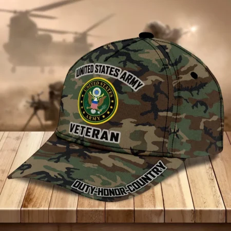 Caps U.S. Army Remembering Saluting Service Veterans Day Tribute Collection