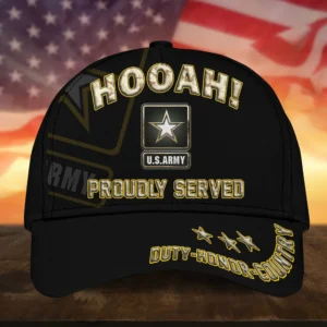 Caps U.S. Army Respect Always Saluting Service Honoring Our Heroes