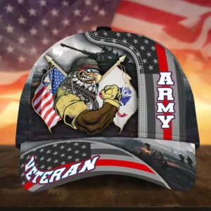 Caps U.S. Army Respect Our Veterans All Over Prints Honoring All Who Served Veterans Day Collection