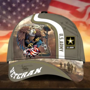 Caps U.S. Army Respecting Military Pride Veterans Day Remembrance