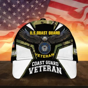 Caps U.S. Coast Guard  Honor All Over Prints Honoring All Who Served Heroes Remembere