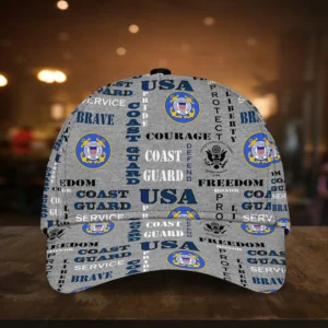 Caps U.S. Coast Guard  Respect Always Honoring All Who Served Saluting Our Veterans