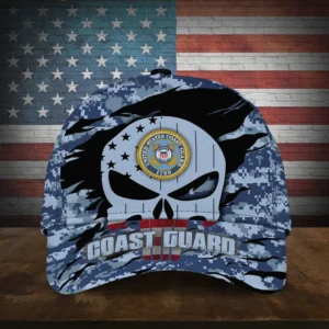 Caps U.S. Coast Guard  Respecting All Over Prints Collection Tribute to Our Heroes