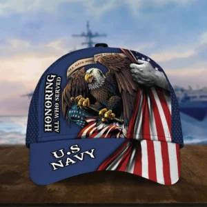 Caps U.S. Navy  Honor All Over Prints Honoring All Who Served Tribute to Our Heroes