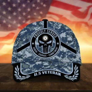 Caps U.S. Navy  Honor Military Pride Veterans Day Collection