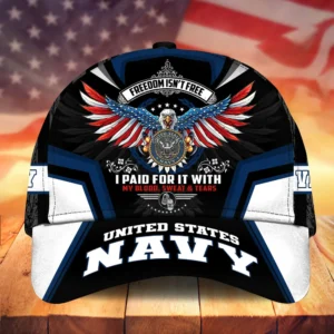 Caps U.S. Navy  Honor Tribute to Our Military Honoring Our Heroes