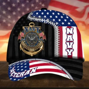 Caps U.S. Navy  Remembering Military Pride Saluting Our Veterans