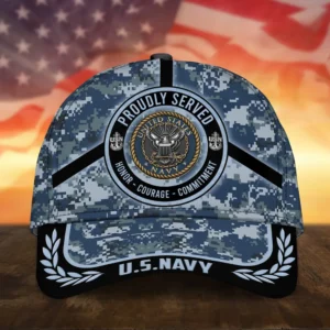 Caps U.S. Navy  Respect Our Veterans Tribute to Our Military Heroes Remembere