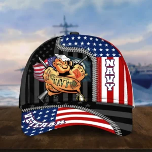 Caps U.S. Navy  Tribute to American Veterans Honoring All Who Served Saluting Our Veterans