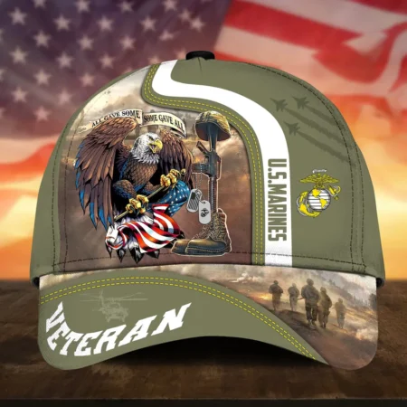 Caps U.S.M.C American Heroes All Over Prints Honoring All Who Served Heroes Remembere