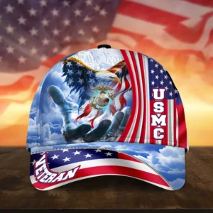 Caps U.S.M.C Honoring U.S. Veterans Military Pride Veterans Day Tribute Collection