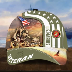 Caps U.S.M.C Remember Tribute to Our Military Honoring Our Heroes