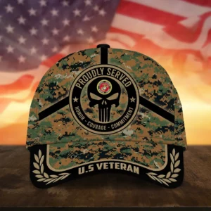 Caps U.S.M.C Respect Always Saluting Service Saluting Our Veterans