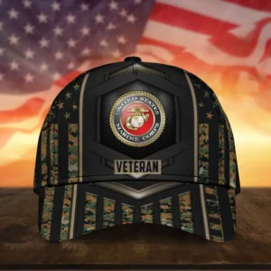 Caps U.S.M.C Respecting Military Inspired All Over Prints Veterans Day Collection