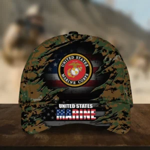 Caps U.S.M.C Remember Honoring All Who Served Veterans Day Tribute Collection