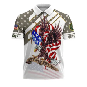 U.S. Army Short Polo Shirts All Over Prints U.S. Veterans Veteran Day