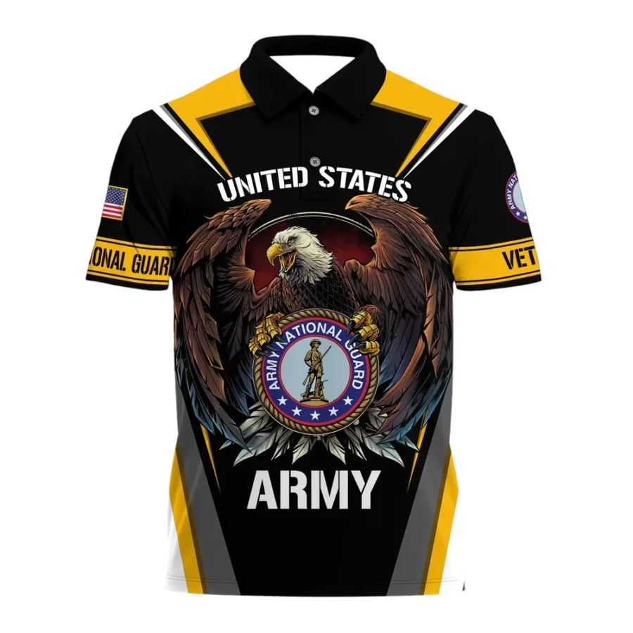 U.S. Army Short Polo Shirts All Over Prints U.S. Veterans Veteran Day