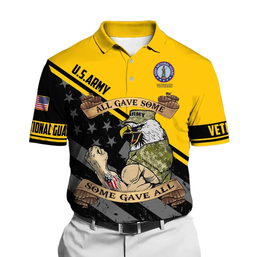 U.S. Army Short Polo Shirts All Over Prints U.S. Veterans Veteran Day