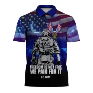 U.S. Army Short Polo Shirts All Over Prints U.S. Veterans Veteran Day