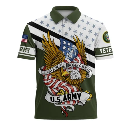 U.S. Army Short Polo Shirts Honoring All Who Served U.S. Veterans Veteran Day