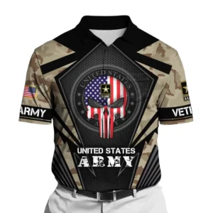 U.S. Army Short Polo Shirts Honoring All Who Served U.S. Veterans Veteran Day