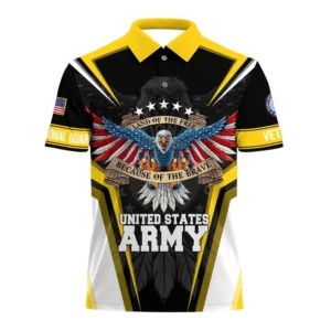 U.S. Army Short Polo Shirts Honoring All Who Served U.S. Veterans Veteran Day