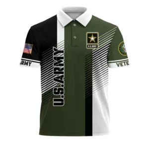 U.S. Army Short Polo Shirts Honoring All Who Served U.S. Veterans Veteran Day