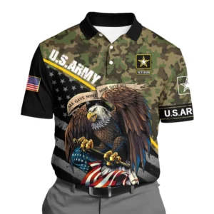 U.S. Army Short Polo Shirts Honoring All Who Served U.S. Veterans Veteran Day