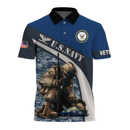 United States Navy Short Polo Shirts American Veterans Honoring All Who Served All Over Prints Shirt