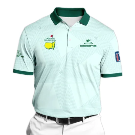 Golf Love Star Light Green Mix Masters Tournament Cobra Golf Polo Shirt Style Classic