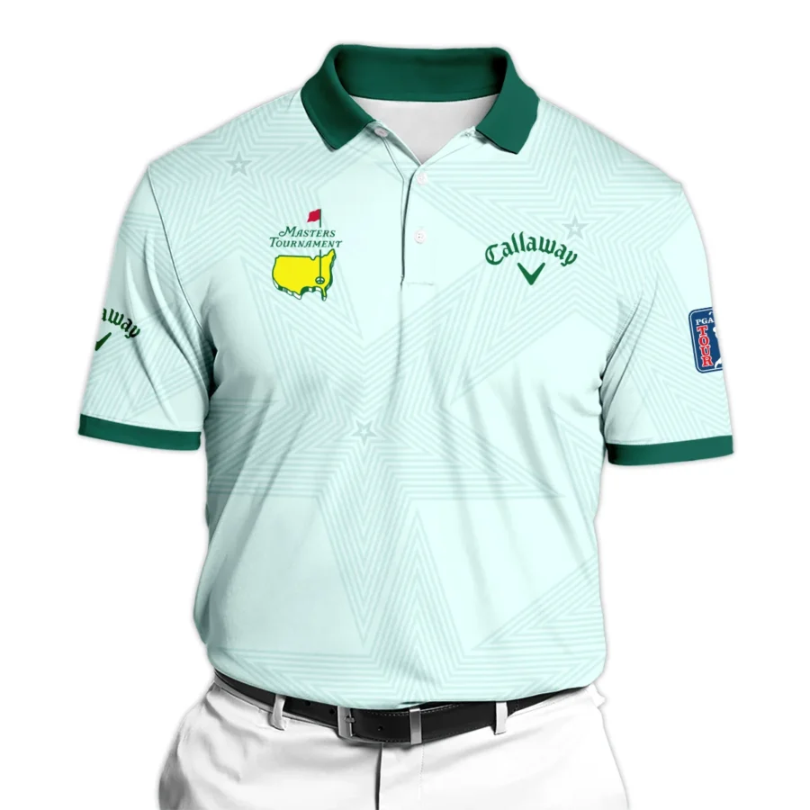 Golf Love Star Light Green Mix Masters Tournament Callaway Polo Shirt Style Classic